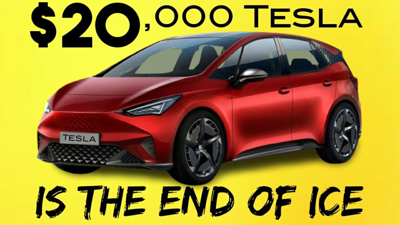 This CHEAPEST 20k Tesla Model will END the ICE cars 1000 TSLA TV